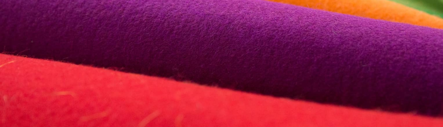 Fieltros de colores de Textil Olius