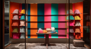 Feutre de laine naturelle Textil Olius pour la décoration de vitrines