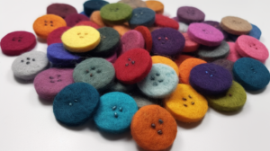 Natural wool felts by Textil Olius for a wide range of haberdashery products.