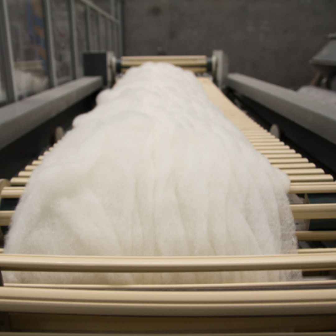 Manufactoring wool felt process by Textil Olius