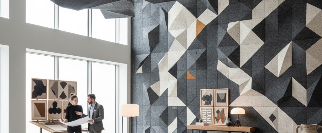 fieltro de lana - interiorismo y acustica | Textil Olius